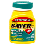 Bayer Low Dose 81 mg Aspirin Regimen - 400 Tablets
